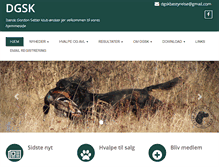 Tablet Screenshot of dgsk.dk